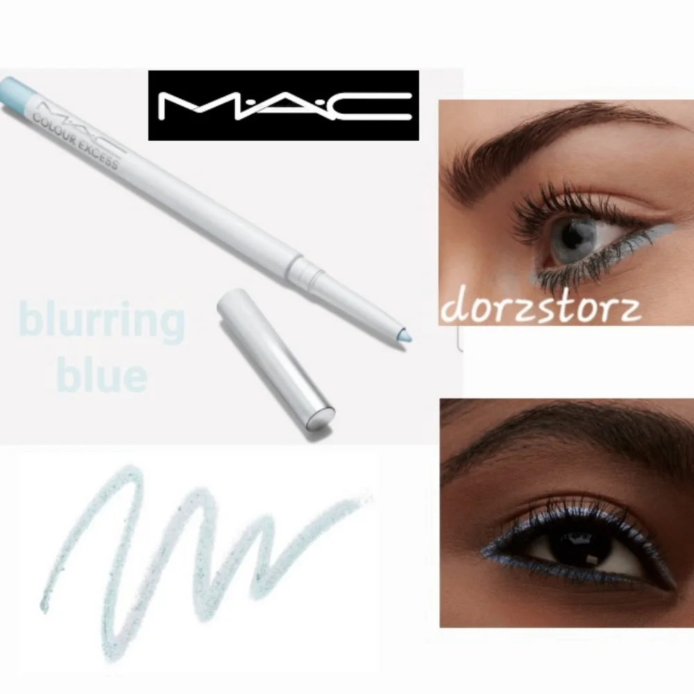 MAC Colour Excess Gel Pencil Eye Liner *BLURRING BLUE* / .01 oz / New in Box